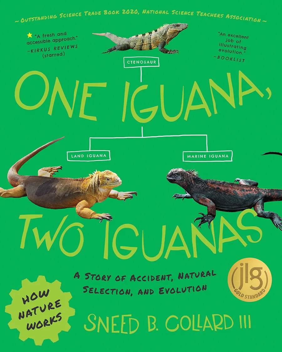 Cover of One Iguana, Two Iguanas: A Story of Accident, Natural Selection, and Evolution