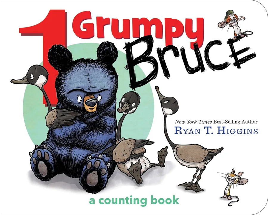 Cover of 1 Grumpy Bruce: A Counting Book (Mother Bruce series)