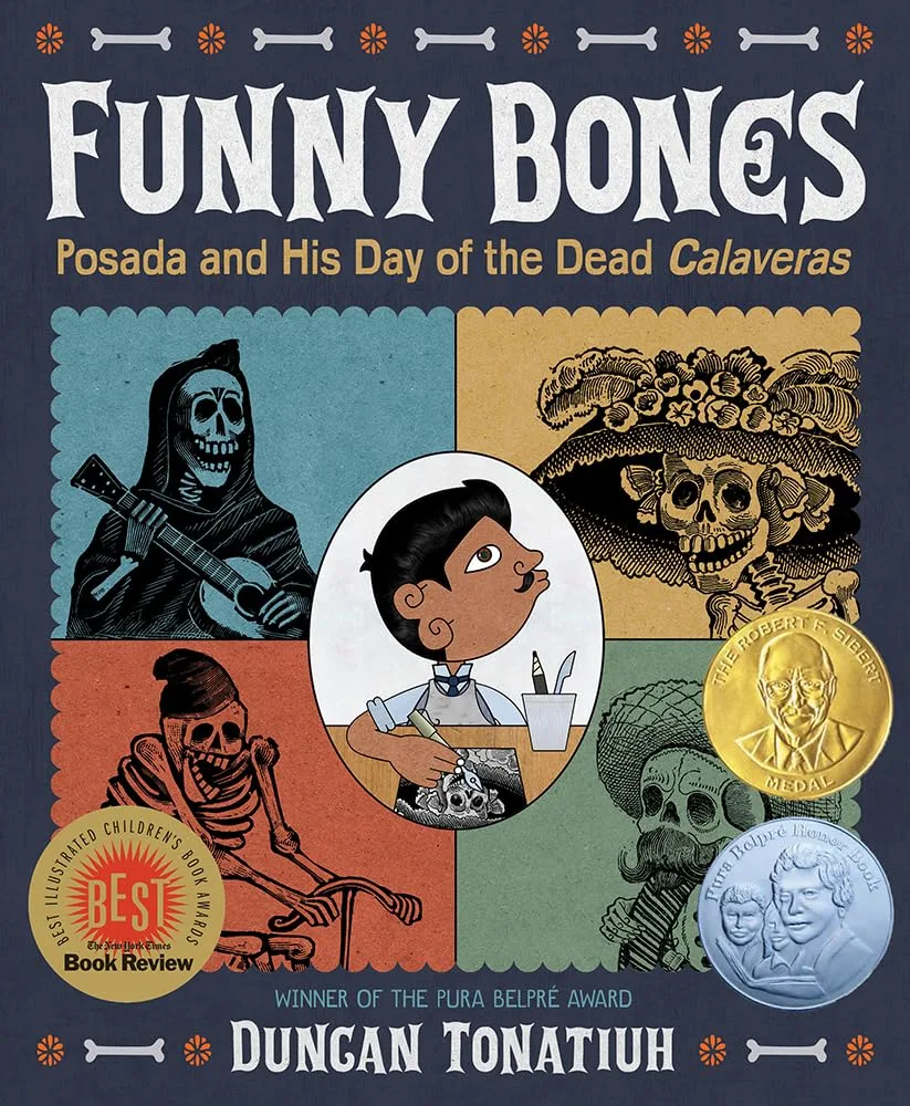 Cover of Funny Bones: Posada and His Day of the Dead Calaveras