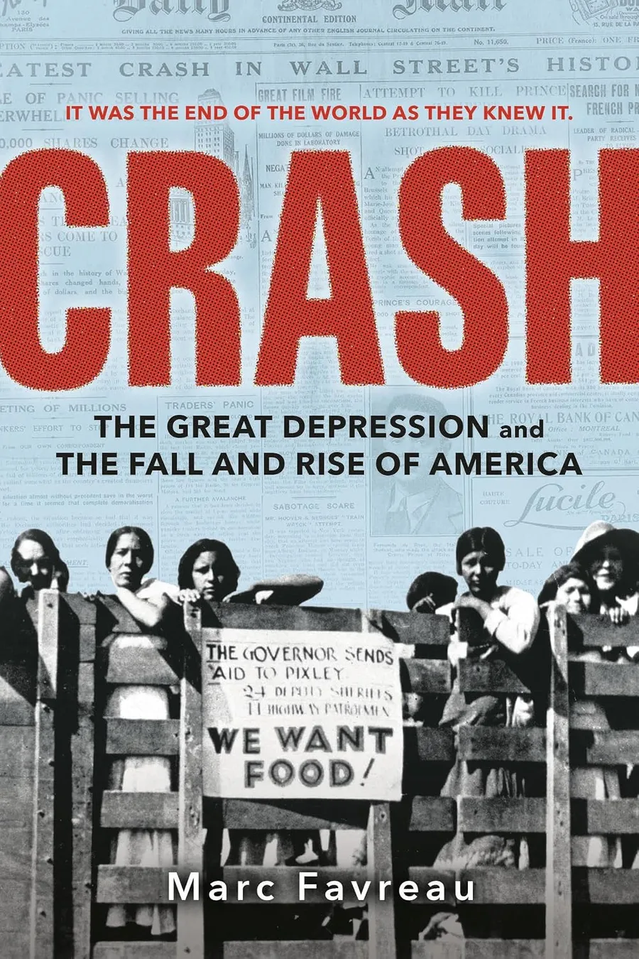 Cover of Crash: The Great Depression and the Fall and Rise of America