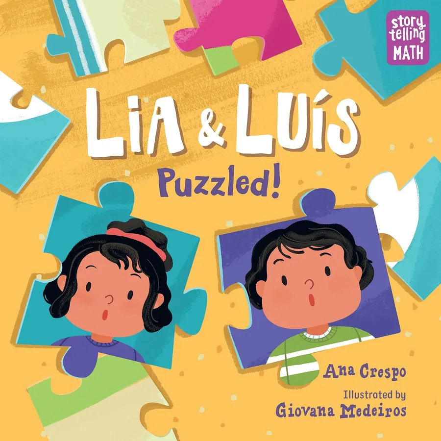 Cover of Lia & Luís: Puzzled! (Storytelling Math series}