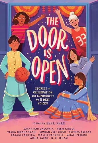 Cover of The Door Is Open: Stories of Celebration and Community by 11 Desi Voices