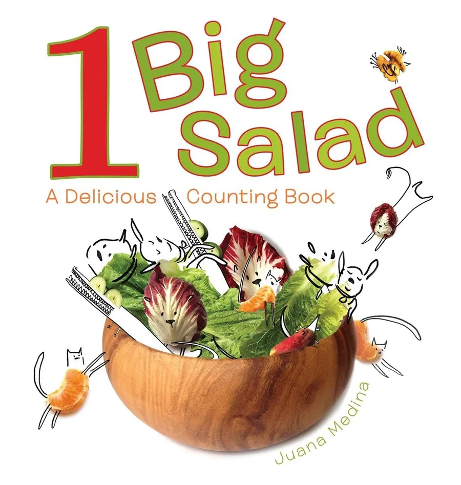Cover of 1 Big Salad: A Delicious Counting Book