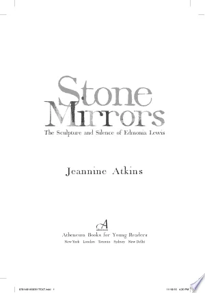 Cover of Stone Mirrors: The Sculpture and Silence of Edmonia Lewis