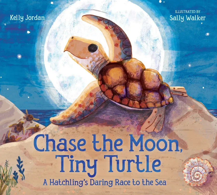 Cover of Chase the Moon, Tiny Turtle: A Hatchling’s Daring Race to the Sea