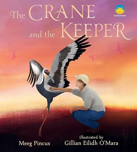 Cover of The Crane and the Keeper: How an Endangered Crane Chose a Human as Her Mate