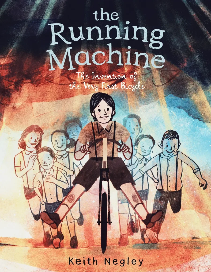 Cover of The Running Machine: The Invention of the Very First Bicycle