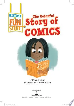 Cover of The Colorful Story of Comics (History of Fun Stuff series)