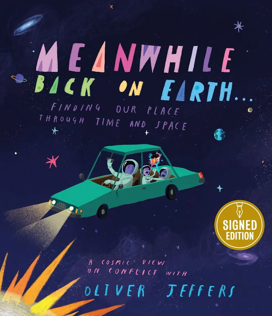 Cover of Meanwhile Back on Earth…: Finding Our Place through Time and Space