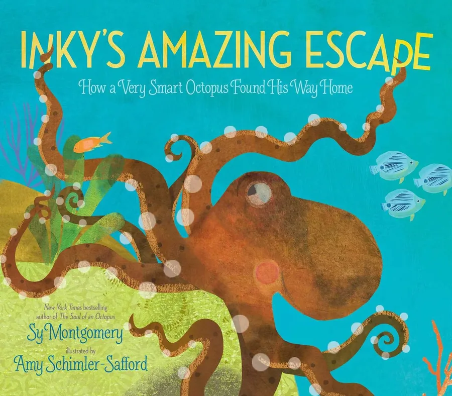 Cover of Inky’s Amazing Escape: How a Very Smart Octopus Found His Way Home