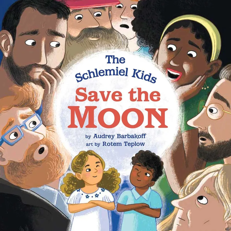 Cover of The Schlemiel Kids Save the Moon (The Schlemiel Kids of Chelm series)