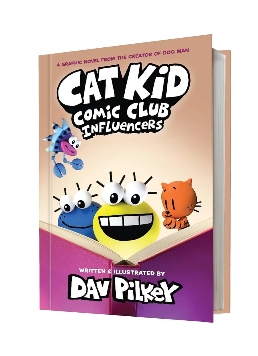 Cover of Cat Kid Comic Club: Influencers: A Graphic Novel (Cat Kid Comic Club #5): From the Creator of Dog Man