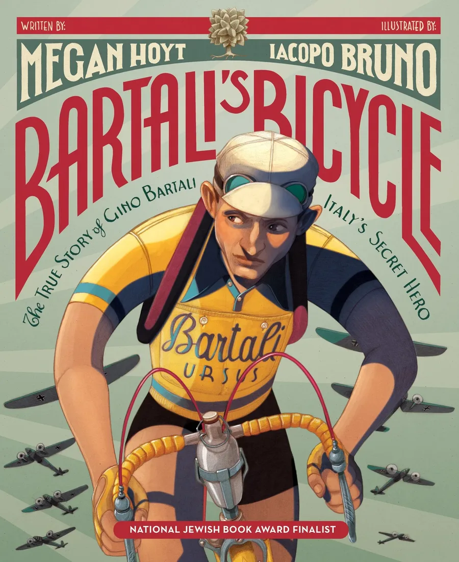 Cover of Bartali’s Bicycle: The True Story of Gino Bartali, Italy’s Secret Hero