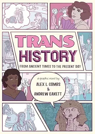 Cover of Trans History: A Graphic Novel: From Ancient Times to the Present Day