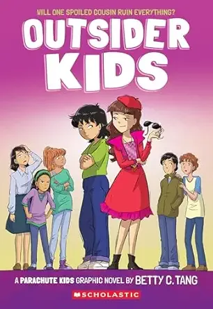 Cover of Outsider Kids: A Parachute Kids Graphic Novel (Parachute Kids #2)