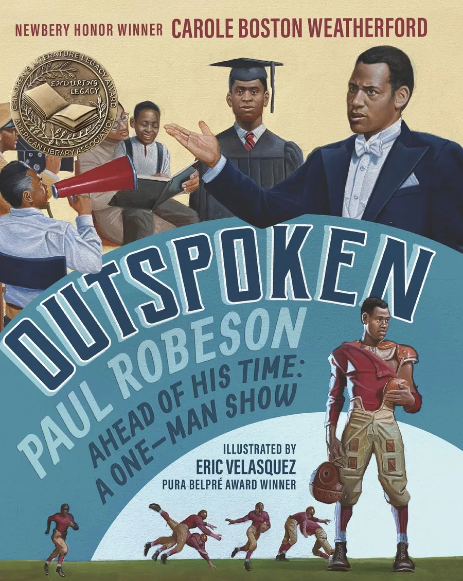 Cover of Outspoken: Paul Robeson, Ahead of His Time: A One-Man Show