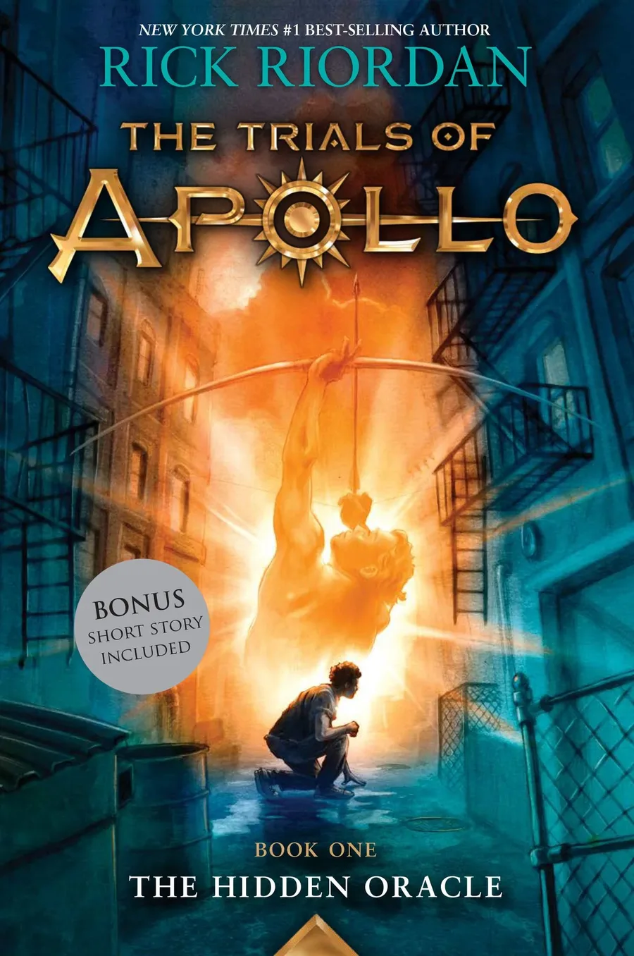 Cover of The Hidden Oracle (The Trials of Apollo series)