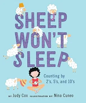 Cover of Sheep Won’t Sleep: Counting by 2s, 5s, and 10s