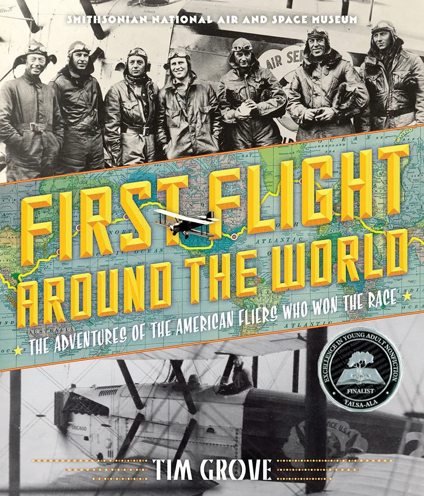Cover of First Flight around the World: The Adventures of the American Fliers Who Won the Race