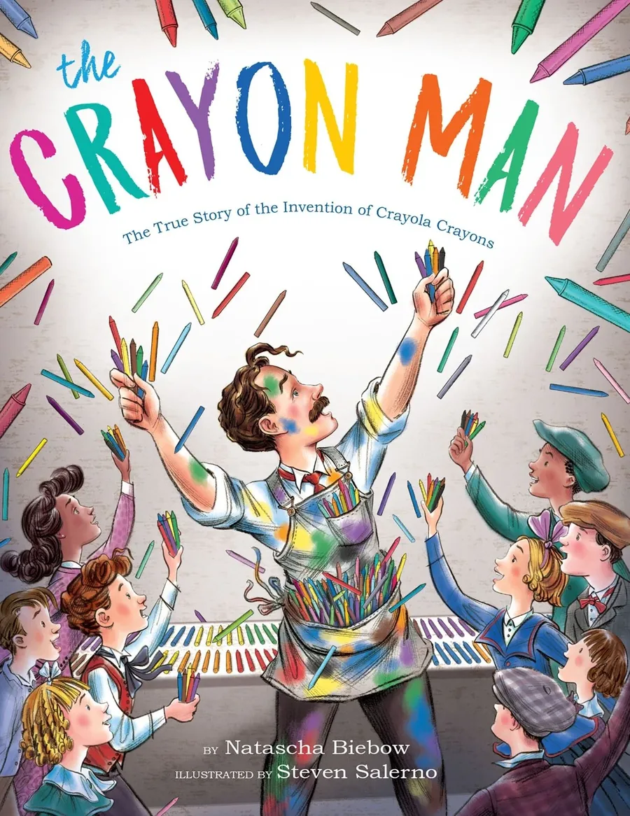 Cover of The Crayon Man: The True Story of the Invention of Crayola Crayons