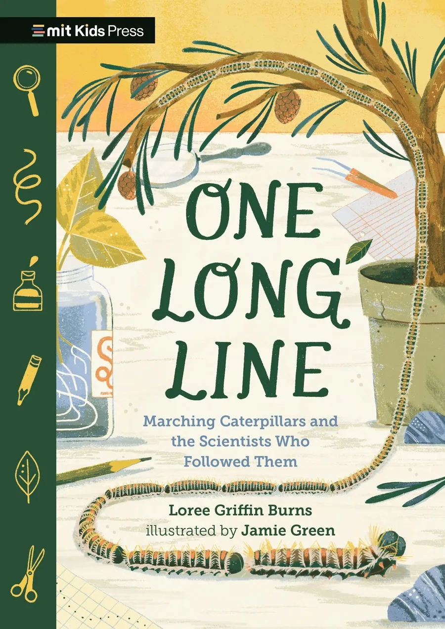 Cover of One Long Line: Marching Caterpillars and the Scientists Who Followed Them (Discovery Chronicles series)