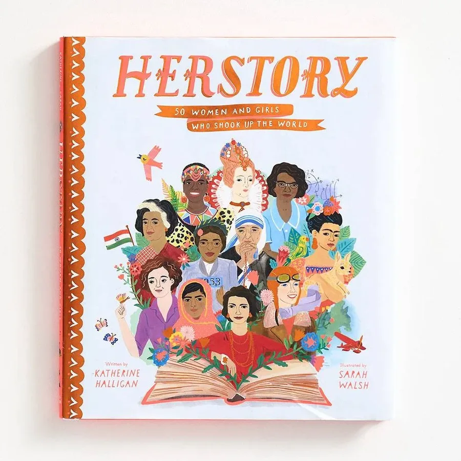 Cover of Herstory: 50 Women and Girls Who Shook Up the World