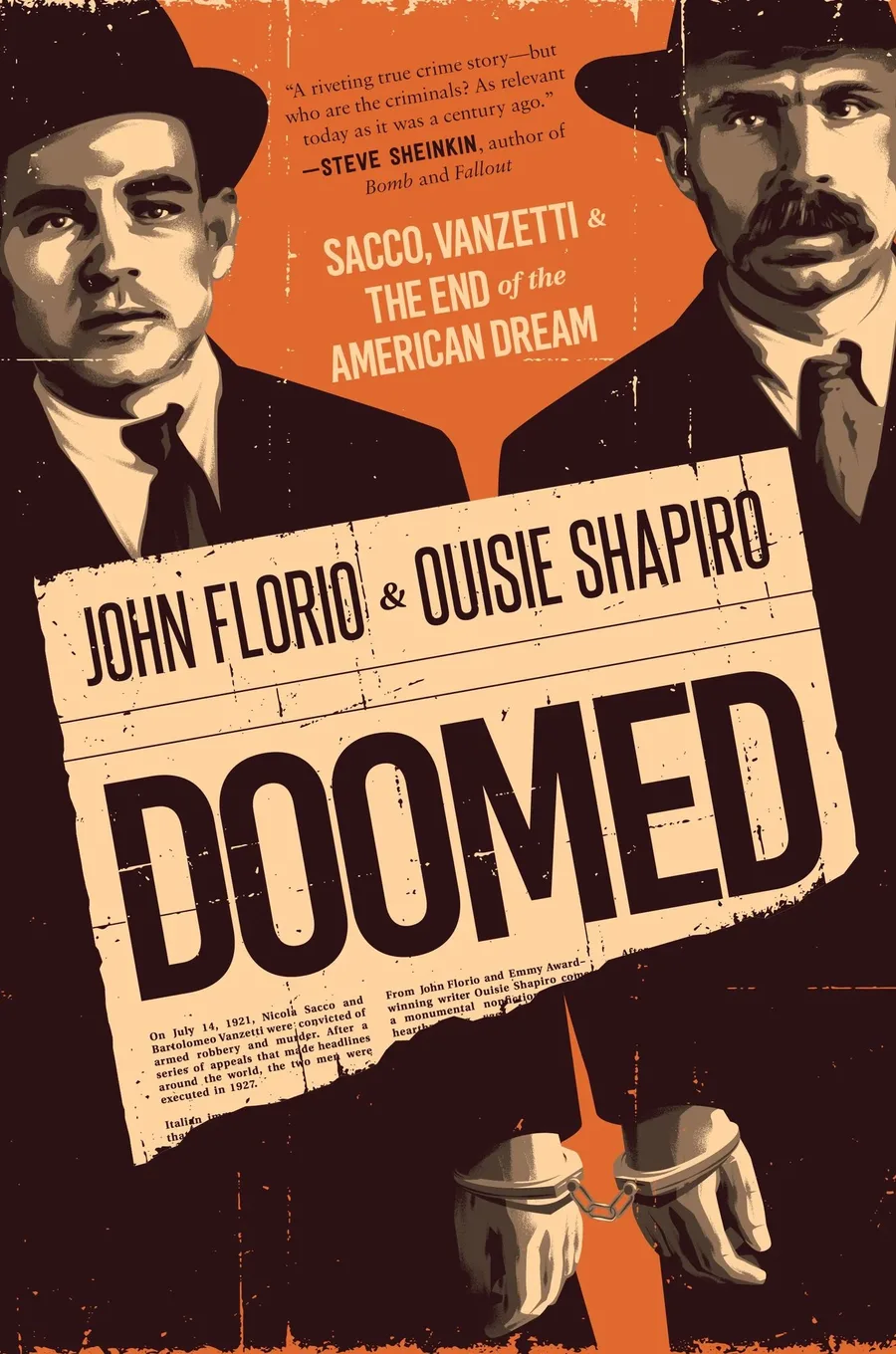 Cover of Doomed: Sacco, Vanzetti, and the End of the American Dream