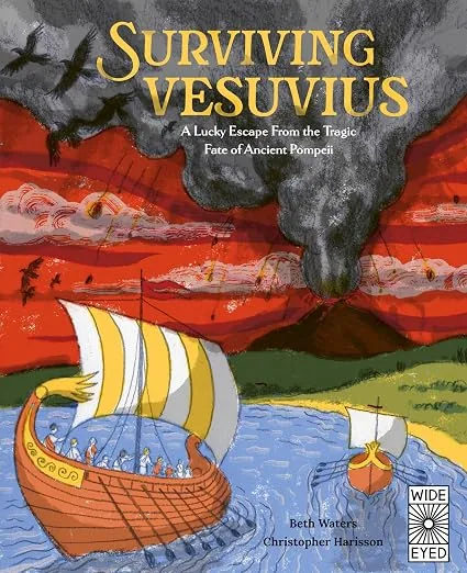Cover of Surviving Vesuvius: A Lucky Escape from the Tragic Fate of Ancient Pompeii