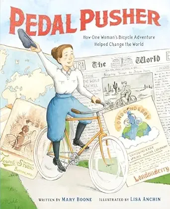 Cover of Pedal Pusher: How One Woman’s Bicycle Adventure Helped Change the World