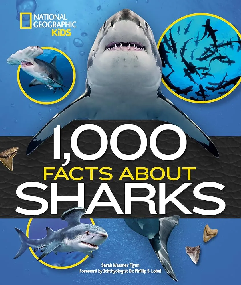 Cover of 1,000 Facts About Sharks