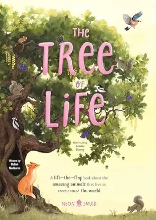 Cover of Tree of Life: Lift-the-flap book about the amazing animals that live in trees around the world, The