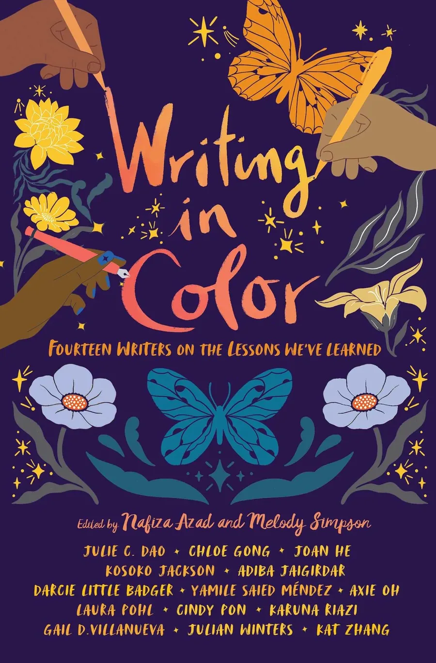 Cover of Writing in Color: Fourteen Writers on the Lessons We’ve Learned
